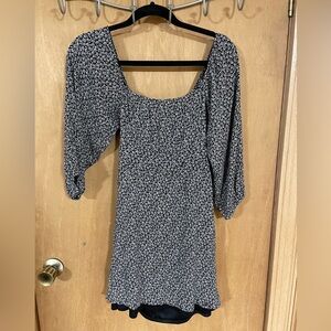 ALTAR’D STATE- mini dress with open back tie detail